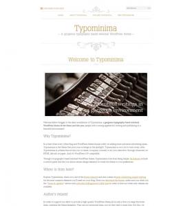 Typominima Theme